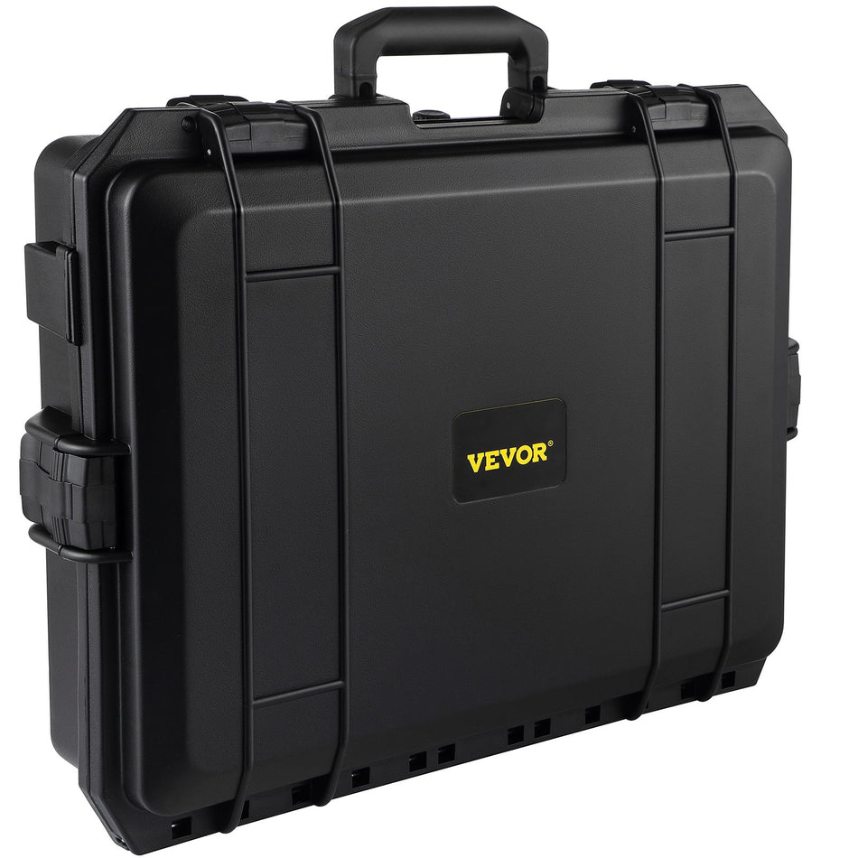 Waterproof Hard Case 20 X 16 X 5 Inches With Customizable Foam Portable Protective Hard Camera Case Shockproof For Laptop Pistol Camera And More Black