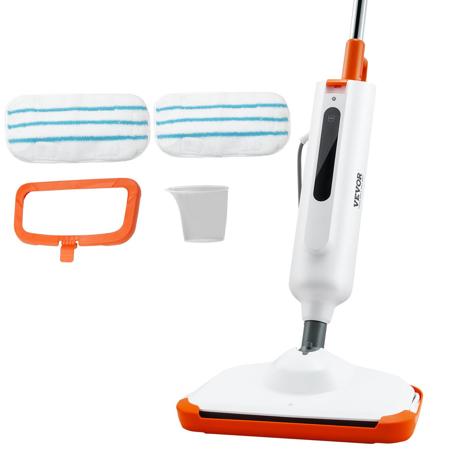 Steam Mop 2 In 1 Hard Wood Floor Cleaner For Various Hard Floors Like Ceramic Granite Marble Linoleum Natural Floor Mop With 2 Pcs Machine Washable Pads And A Water Tank