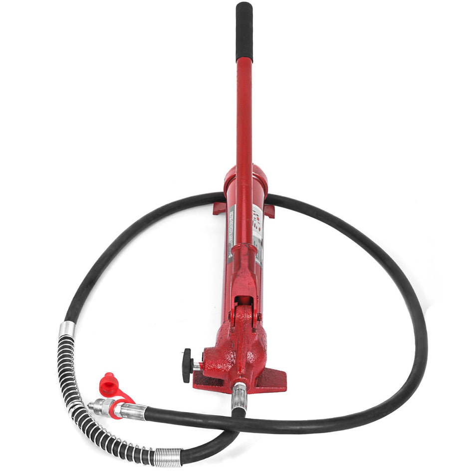 10 Ton Porta Power Kit 14M 551 Inch Oil Hose Hydraulic Car Jack Ram Autobody Frame Repair Power Tools For Loadhandler Truck Bed Unloader Farm And Hydraulic Equipment Construction