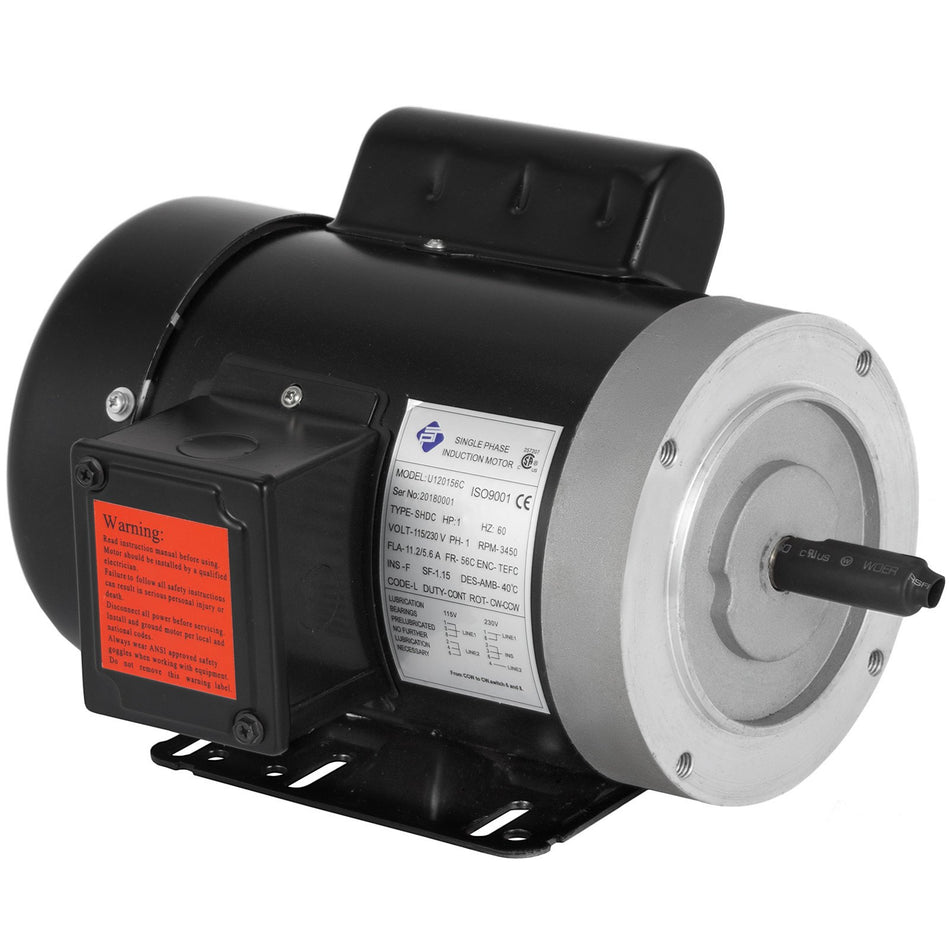 1 Hp Electric Motor 3450 Rpm 112 56 A Single Phase Motor Ac 115V 230V Air Compressor Motor 56C Frame Suit For Agricultural Machinery And General Equipment