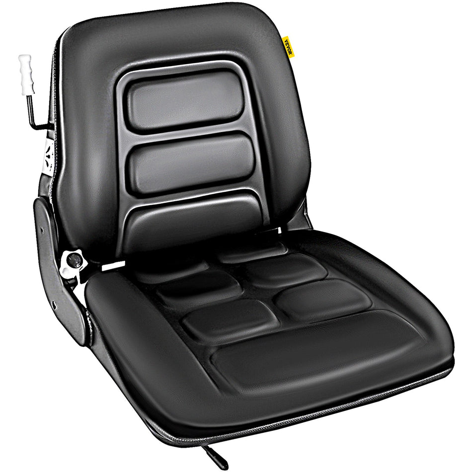 Universal Forklift Seat With 3 Stage Weight Adjustment Forklift Seat Vinyl Compatible With Toyota Clark Cat Hyster And Ysle