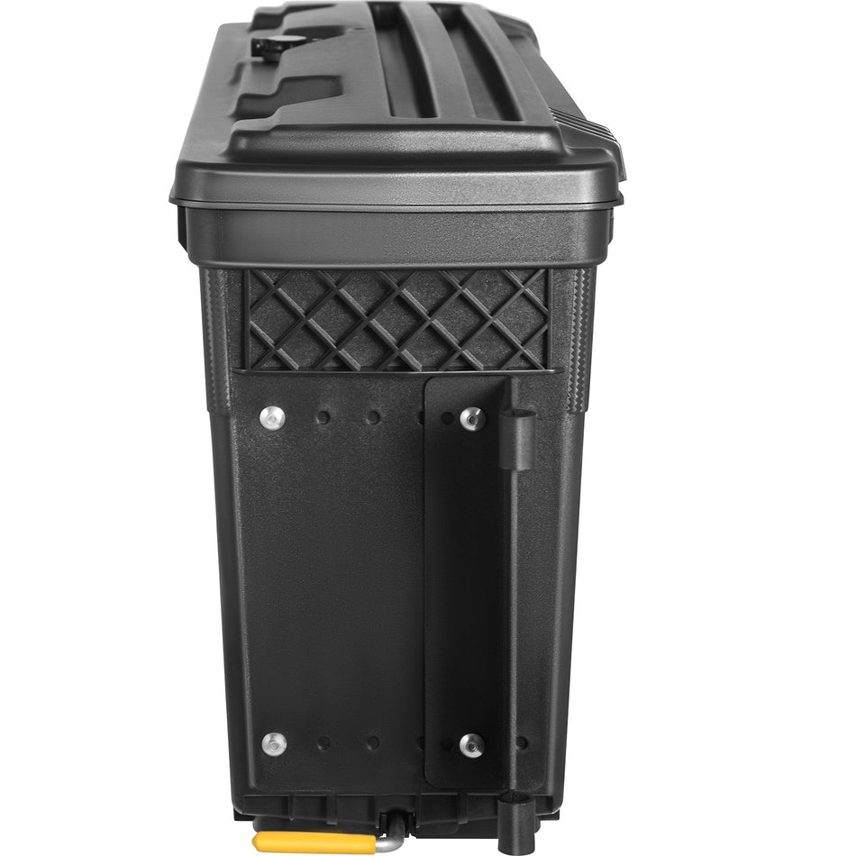 Truck Bed Storage Box Lockable Lid Waterproof Abs Wheel Well Tool Box 66 Gal20 L With Password Padlock Compatible With Tundra 2007 2021 Passenger Side Black