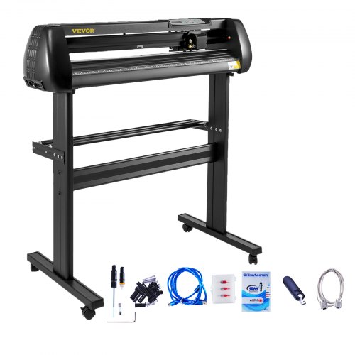 34 Vinyl Cutterplotter Sign Cutting Machine Software 3 Blades Lcd Screen