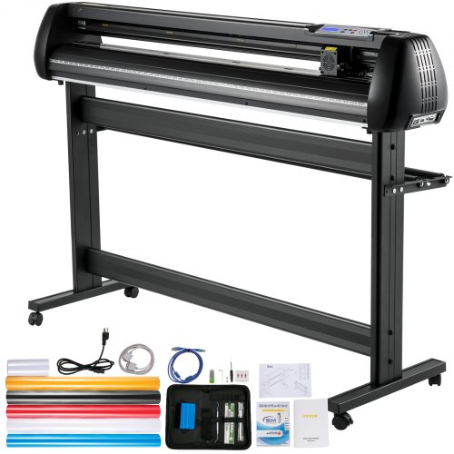 Vinyl Cutter 53Inch Vinyl Cutter Plotter With Stand Adjustable Speed Force For Sign Making Vinyl Plotter Signmaster Software Vinyl Tape Tools Vinyl Printer Available With Comusbbluetooth
