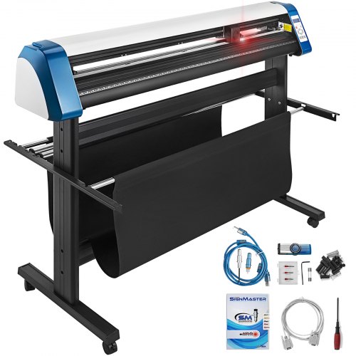 Vinyl Cutter 53 Inch Vinyl Cutter Machine Semi Automatic Diy Vinyl Printer Cutter Machine Manual Positioning Sign Cutting With Floor Stand Signmaster Software