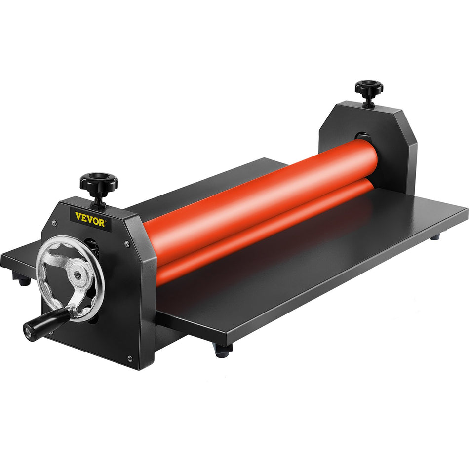 295 Inch Cold Laminator Machine 10Mm Manual Vinyl Photo Film Cold Laminator Hand Crank Pressure Cold Roll Laminator295 Inch