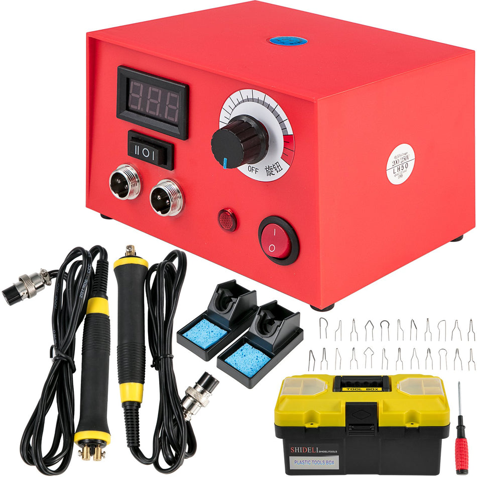 Wood Burning Kit 110V 50W Pyrography Machine Dual Pen Digital Temperature Adjustment Wood Burning Detailer For Woodleathergourd