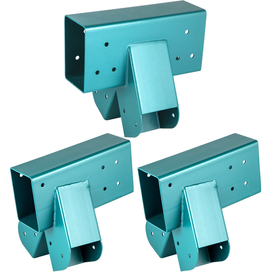 Swing Set Bracket 3 Pcs 12 Swing Bracket A Frame Construction Swing Set Hardware Iron Material With Green Powder Coated Diy Swing Set Brackets Kit Swing Set Kit For 24X4 Legs 14X6 Beam