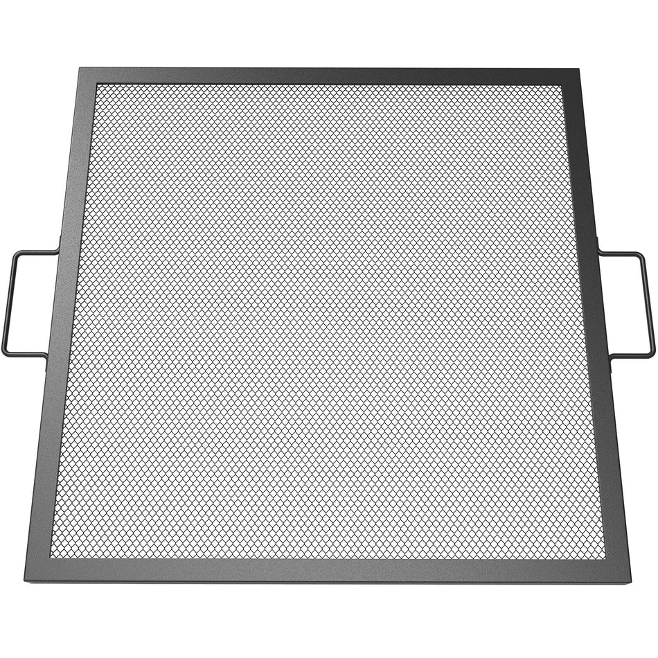 Square Fire Pit Grate 40 X 40 Inch Fire Pit Grill Grate X Marks Square Grill Grate Black Steel Fire Grate Fire Pit Cooking Grate With Handles Fire Grill Grate For Fire Pit Campfire