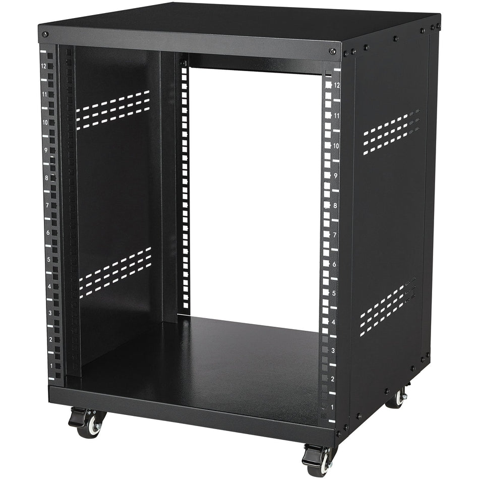 12U Av Rack Stand 500 Lbs Capacity Network Stereo Recording Studio Rack