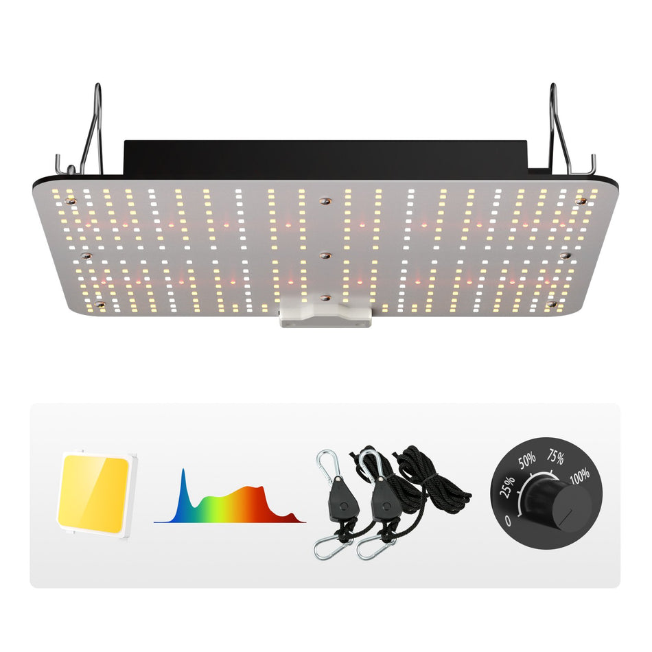 150W Led Grow Light Samsung 281Bpro Chips For Indoor Plants Growing Full Spectrum Dimmable High Yield Growing Lamp Daisy Chain Driver 3X3 Ft Grow Tent