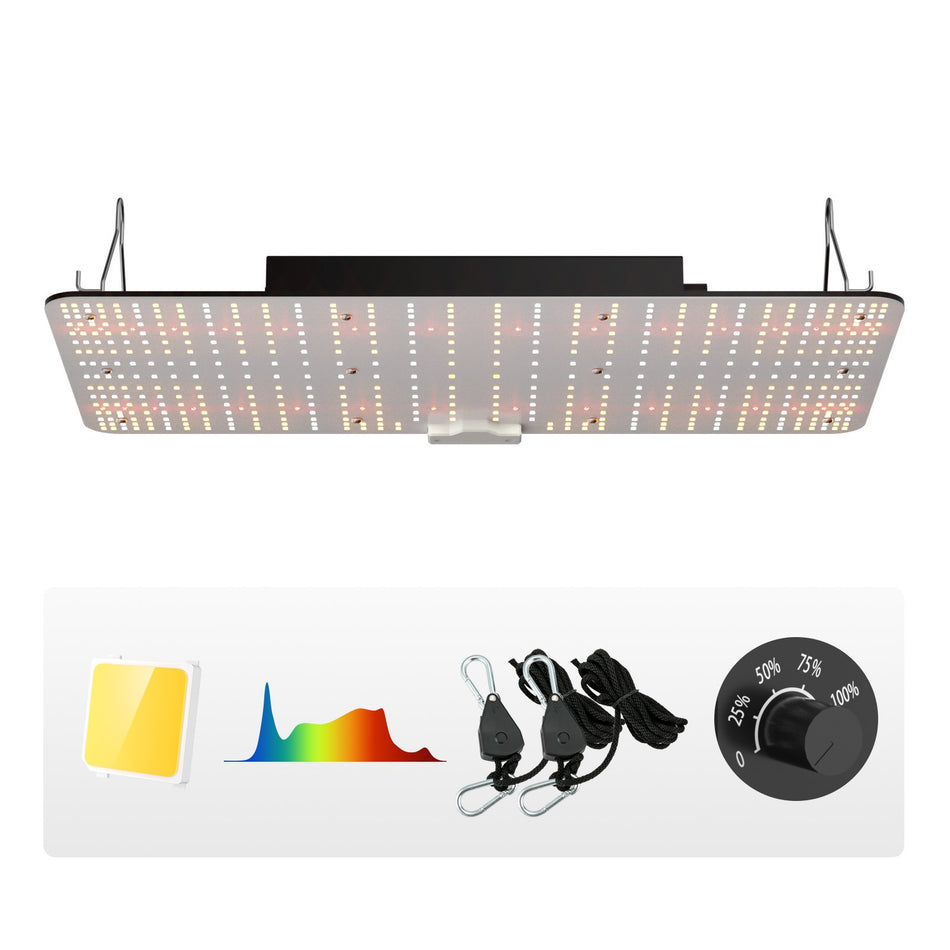 200W Led Grow Light Samsung 281Bpro Chips For Indoor Plants Growing Full Spectrum Dimmable High Yield Growing Lamp Daisy Chain Driver 2X43X3 Ft Grow Tent