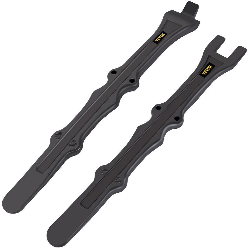 Tire Changing Tool 16 Inch Tire Iron Set 2Pcs Motorcycle Tire Irons 40Cr Steel Tire Bead Breaker Black Tire Changing Spoons Rust Proof Motorcycle Tire Spoons Tire Levers For Bile Tires Discontinued