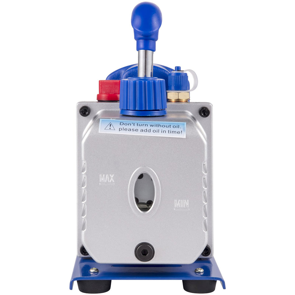 Vacuum Pump 7 Cfm 34Hp Dual Stages Air Conditioning Vacuum Pump 2Stage With 5 Gallon Vacuum Chamber Ultimate Vacuum Manifold Gauge Set Manifold Gauge And Hose For Air Conditioning Systems