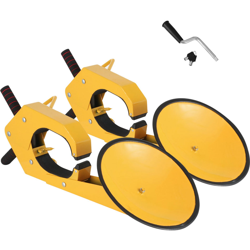 2Pcs Wheel Lock Clamp Boot Tire Claw Heavy Duty Anti Theft Parking Boot Car Tire Claw Parking Boot Lock 2 Pc