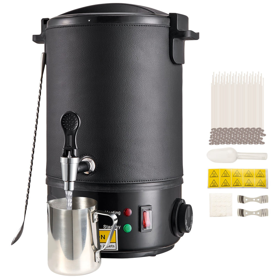 Wax Melter For Candle Making 65 Liter Large Electric Wax Melting Pot Easy Pour Spout 9 Level Temperature Control Easy Clean For Candle Soap Cream Beauty Bulk Production Business Or Home