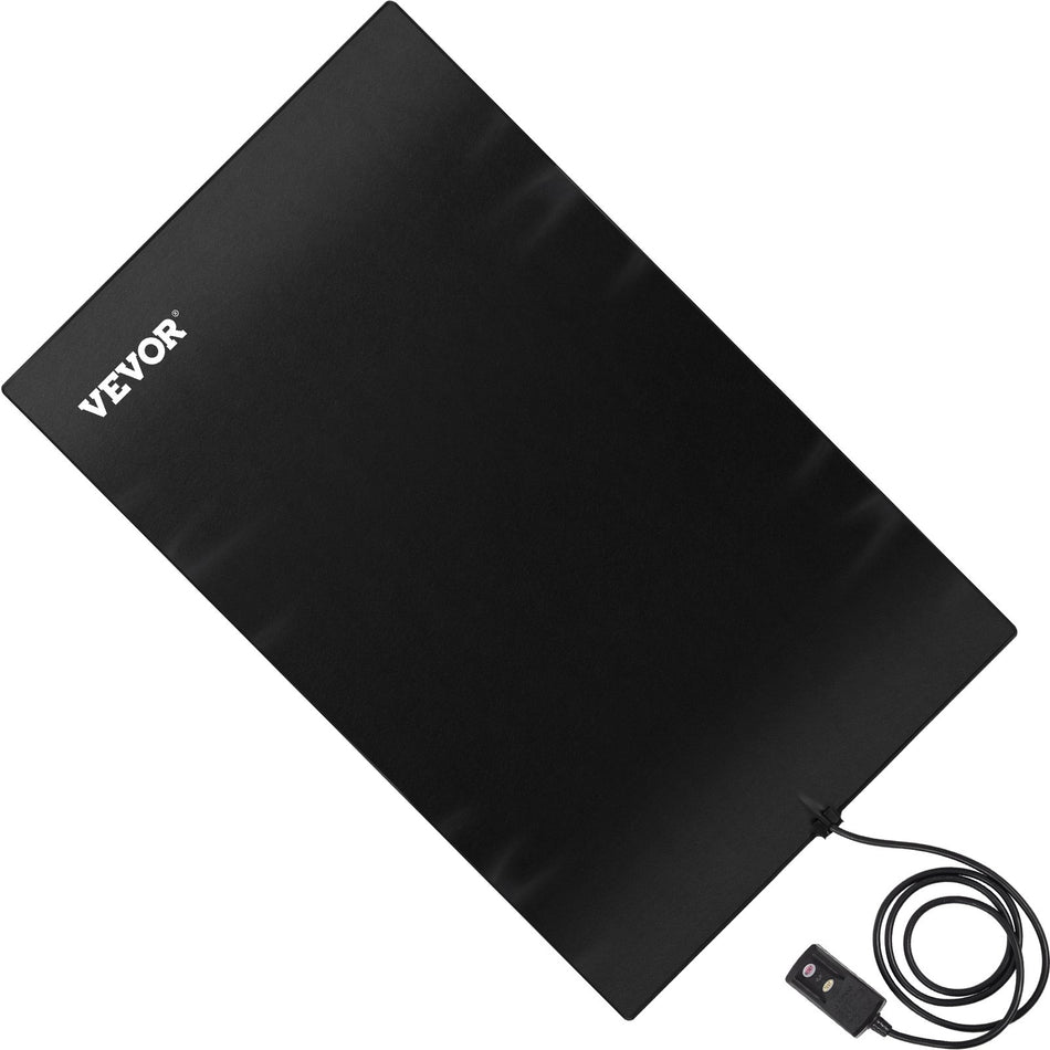 30In X 48In Walkway 120V Ice Pvc Heated 6Ft Power Cord Slip Proof Ideal Winter Outdoor Snow Mat 2 Per Hour Melting Speed Black
