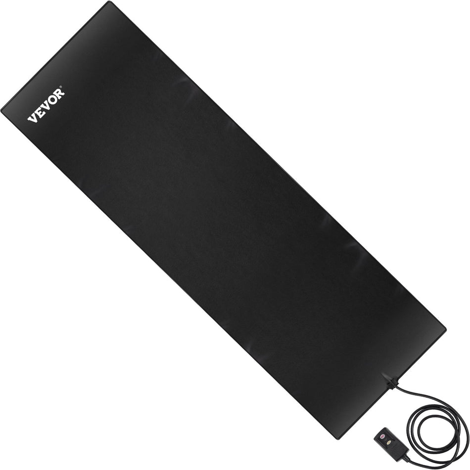 2Ft X Walkway 120V Ice Pvc Heated 6Ft Power Cord Slip Proof Ideal Winter Outdoor Snow Mat 2 Per Hour Melting Speed Black