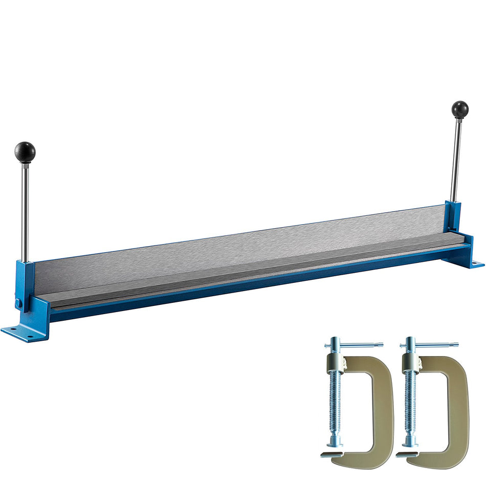 Sheet Metal Brake 36 In Metal Bender Brake 910 Mm Length Portable Metal Bender 0 90 Degrees Adjustable Steel Bender With 2 C Shaped Clamps Manual Sheet Metal Bender Tool For Metal Bending