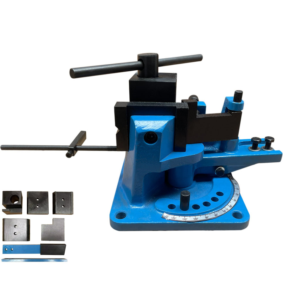 Ub 100 Manual Flat Steel Universal Metal Rebar Bender Angle Iron 120 Degree Heavy Duty Metal Rod Bender Hot And Cold With Detachable Bending Lever Strip Steel Flat Steel Round Steel