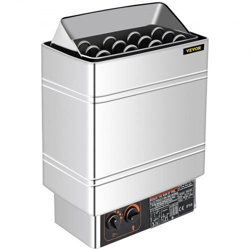 Sauna Heater 6Kw Dry Steam Bath Sauna Heater Stove 220V 240V With Internal Controller Electric Sauna Stove For Max3178 Cubic Feet Home Hotel Sauna Room Spa Shower Bath Sauna