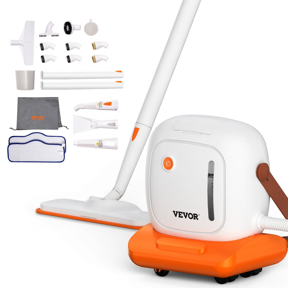 Steam Cleaner For Home Use Portable Steam Cleaner With 20 Accessories 45Oz Tank 164Ft Power Cord Steamer For Deep Cleaning Floors Windows Grout Grills Cars And More