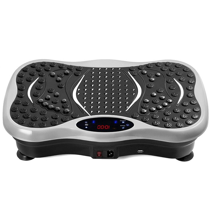 Vibration Plate Exercise Machine 350Lbs Lcd 3 Levels Whole Body Exercise Vibration Fitness Platform With Bluetoothremoteloop Resistance Bands Home Training Equipment For Weight Loss Red
