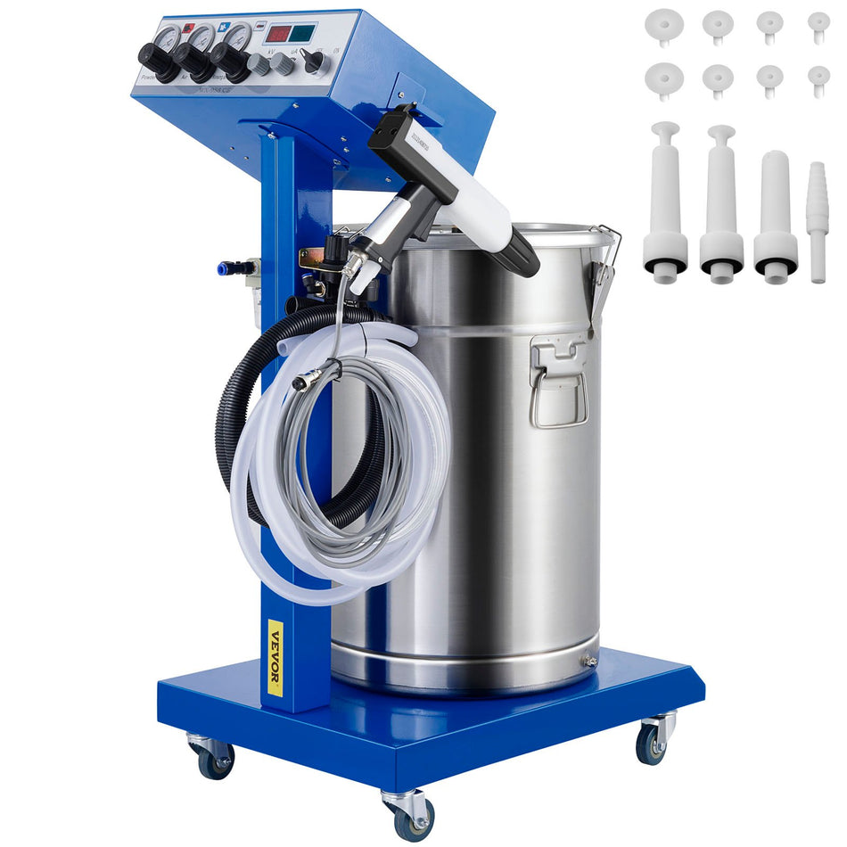 50W 45L Electrostatic Powder Coating Machine With Spraying Gun Paint 450G Per Minute Wx 958 Powder Coating System 50W 45L