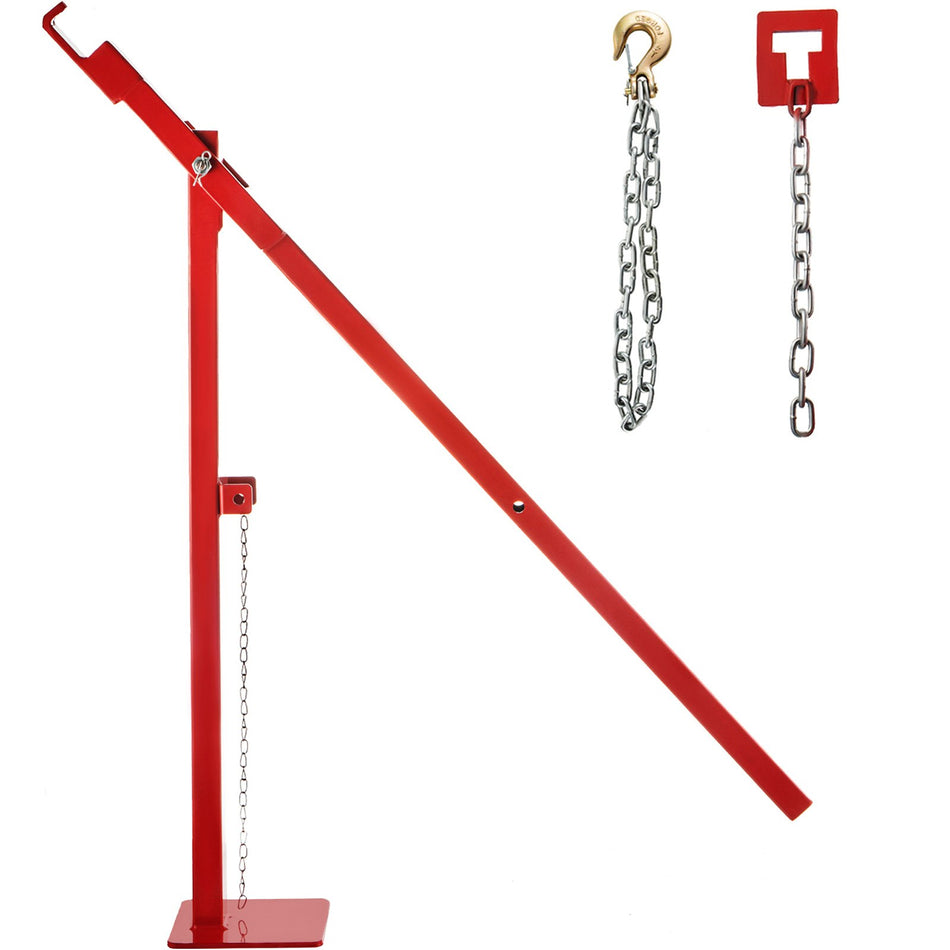T Post Chain Set 15 34 Chain Remover Puller T Chain Set Post Puller With 42 Long Chain Set And Choker And T Post Chain T Stake Puller For Round Fence Post Sign Posts Tree Stump