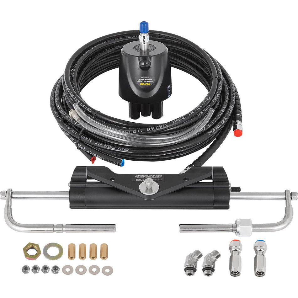 150Hp Hydraulic Outboard Steering Kit Boat Marine System