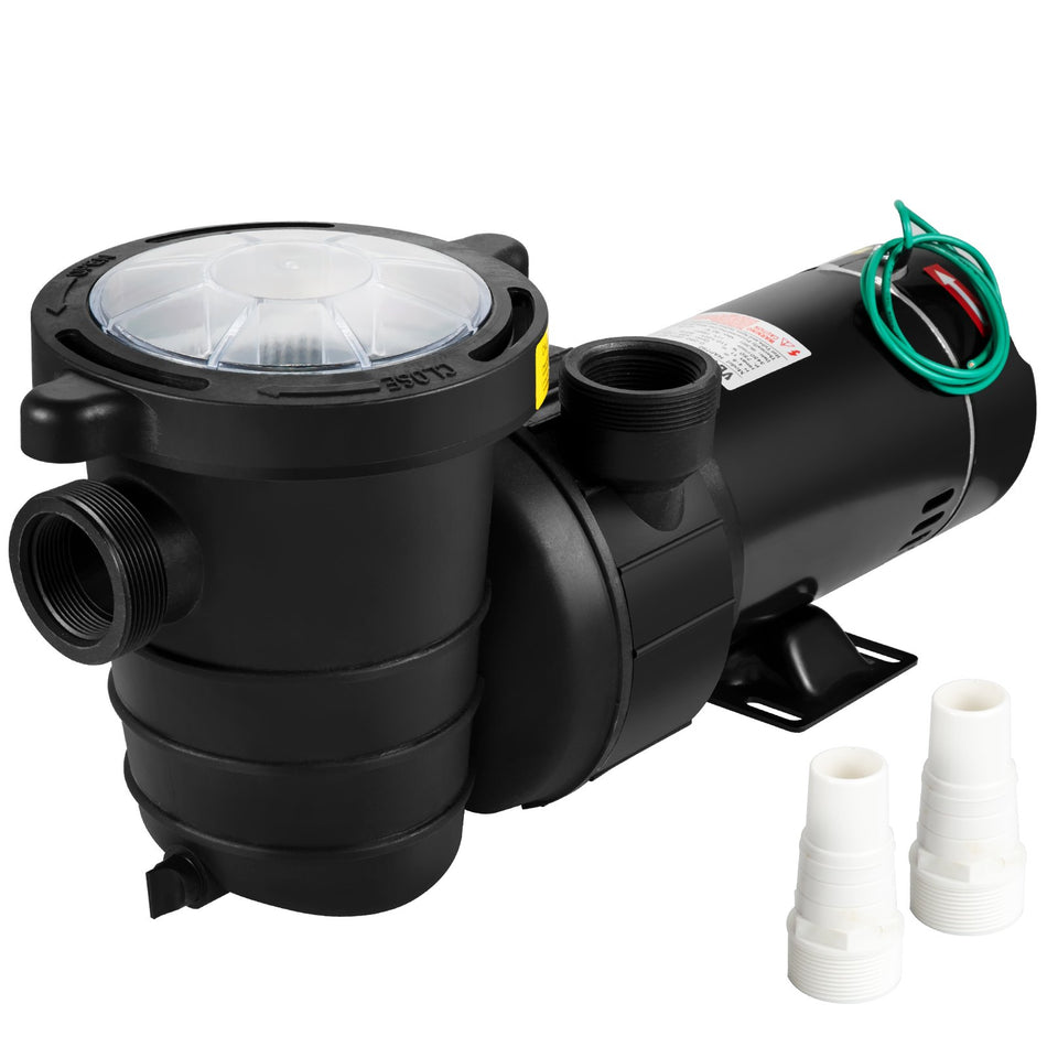 Swimming Pool Pump 1Hp 110V 5220Gph Powerful Self Priming Up To 36Ft Head Lift For Inabove Ground Pool Water Circulation W Strainer Basket And 2Pcs 1 12 Npt Connectors Ul Certified