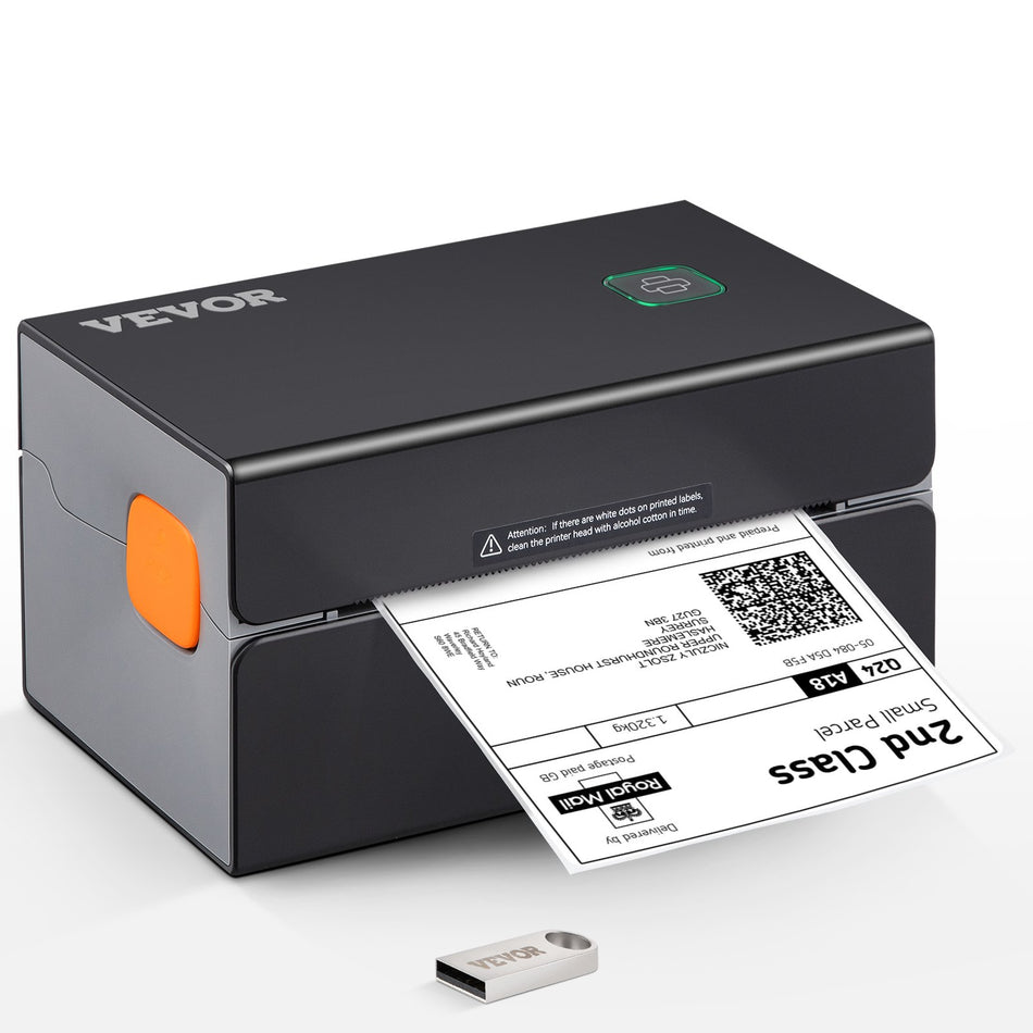 Thermal Shipping Label Printer 4X6 300Dpi Via Usb For Amazon Ebay Etsy Ups