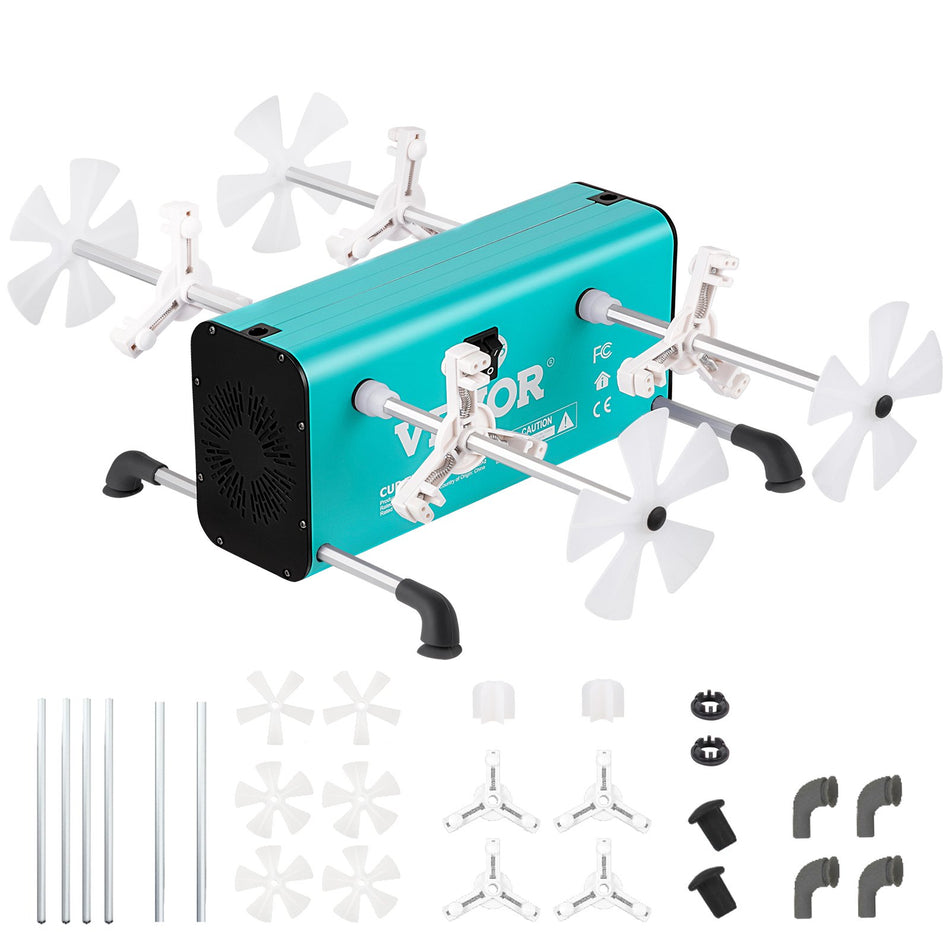 4 Cup Turner 2 Speeds Multiple Tumbler Spinner Rotator Machine Kit With 4 Removable And Adjustable Arms Mute Motor Aluminum Alloy Frame 4 Independent Switches For Diy Glitter Craftsgreen