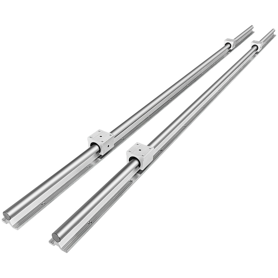 Sbr16 2000Mm 2X Linear Rail Set 4X Bearing Block Cnc Set Lathes Grinding Popular
