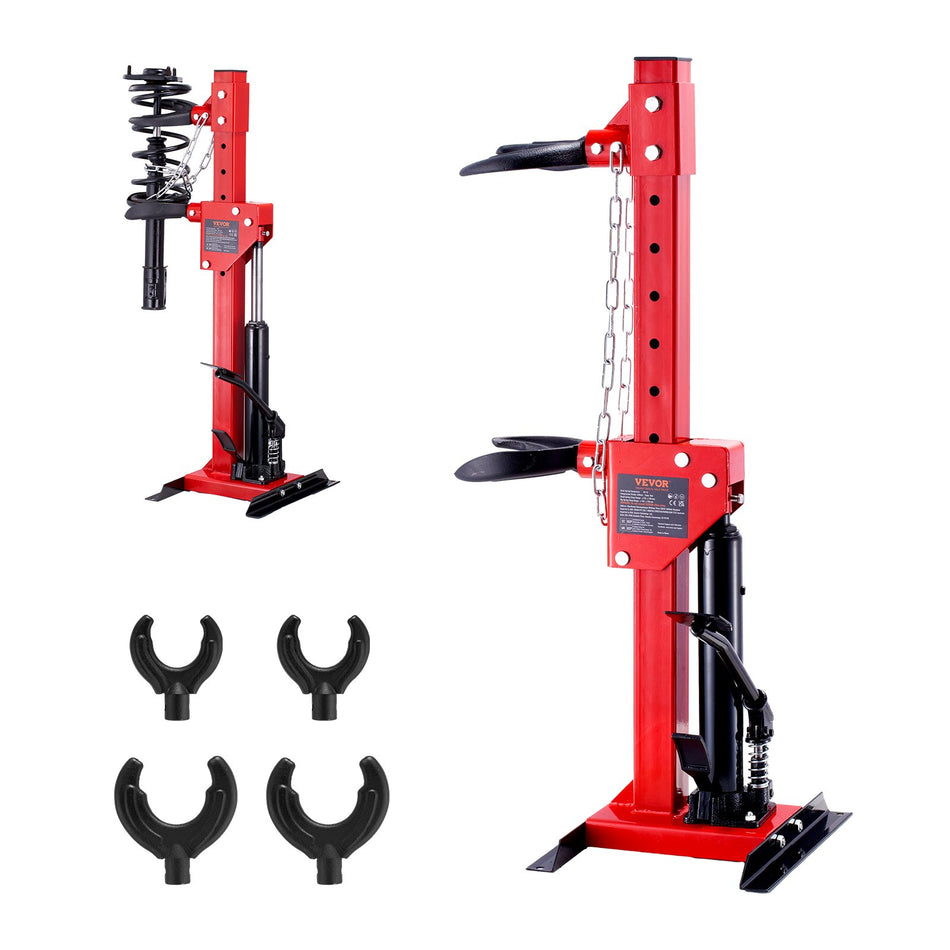 Strut Spring Compressor 45 Ton9920 Lbs Hydraulic Jack Capacity 1 Ton Rated Compression Force Auto Strut Coil Spring Compressor Tool Hydraulic Spring Compressor For Strut Spring Removing
