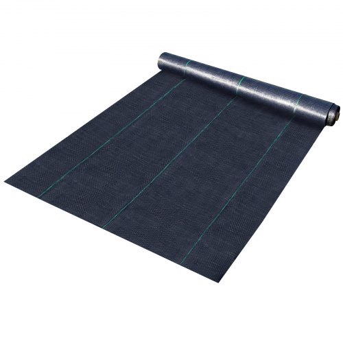 Weed Barrier Landscape Fabric 4 X 250 Ft Geotextile Underlayment Pp Woven Garden Ground Cover 5Oz Weed Control Fabric Heavy Duty Weed Block Fabric Wgood Permeability Gardening Mat Black
